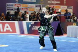 Trực tiếp SEA Games đoàn Việt Nam ngày 12/5: Wushu có HCB