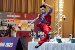 Nông Văn Hữu nói về bí kíp vượt VĐV Thái Lan, vỡ òa HCV Wushu SEA Games