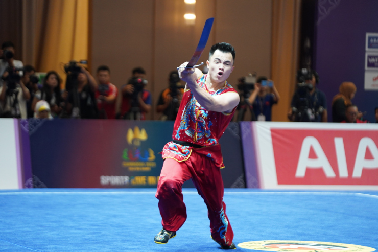 Nông Văn Hữu nói về bí kíp vượt VĐV Thái Lan, vỡ òa HCV Wushu SEA Games - 3