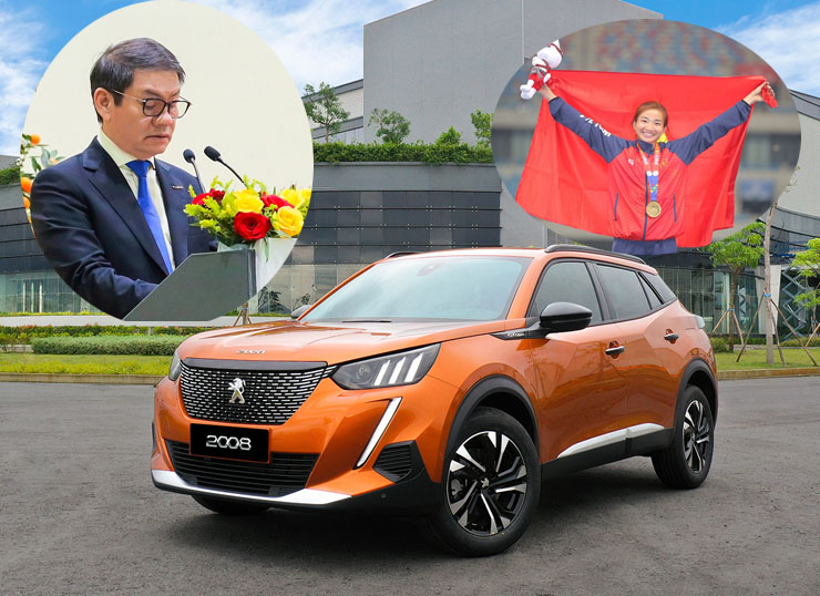 Thaco Auto tặng Nguyễn Thị Oanh chiếc Peugeot 2008&nbsp; trị giá trên 900 triệu đồng