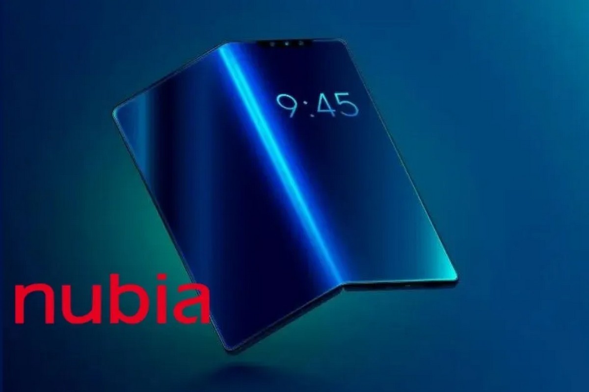 Ảnh concept&nbsp;Nubia Z60 Fold - smartphone màn hình gập đầu tiên của Nubia.