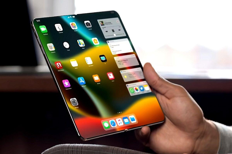 Apple sẽ cho Samsung và Google biết thế nào là smartphone màn hình gập - 1