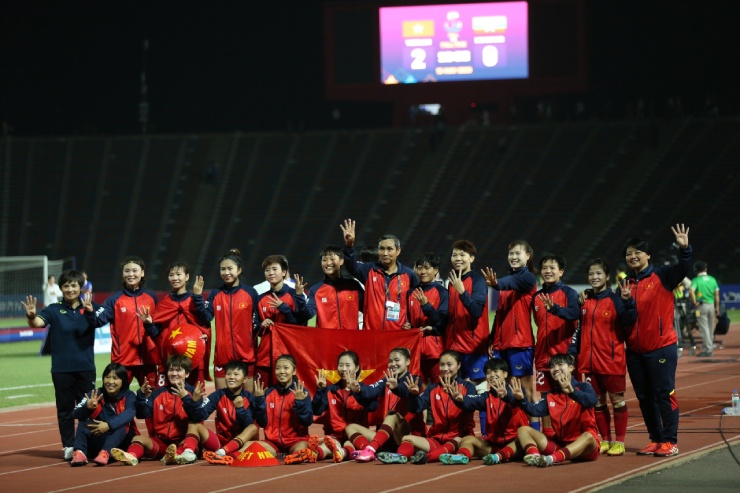 Huy chương vàng SEA Games là bước chạy đà hoàn hảo để thầy trò HLV Mai Đức Chung hướng tới vòng chung kết World Cup bóng đá nữ, khởi tranh từ ngày 20/7