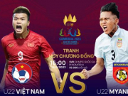 Bóng đá - SEA Games 32: Tương quan trước trận U22 Việt Nam - U22 Myanmar, 16h ngày 16/5