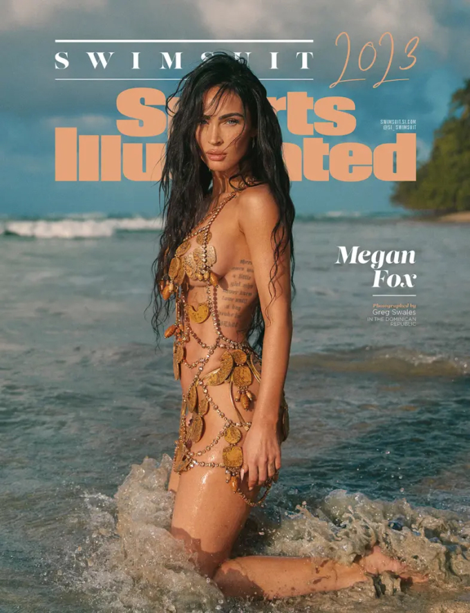 Hình ảnh mới nhất của Megan Fox trên trang bìa tạp chí Sports Illustrated Swimsuit