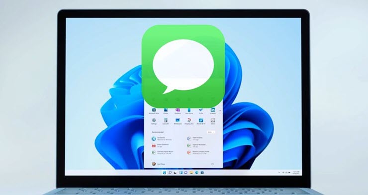 Đã có thể sử dụng iMessage trên Windows 11 qua ứng dụng Phone Link.