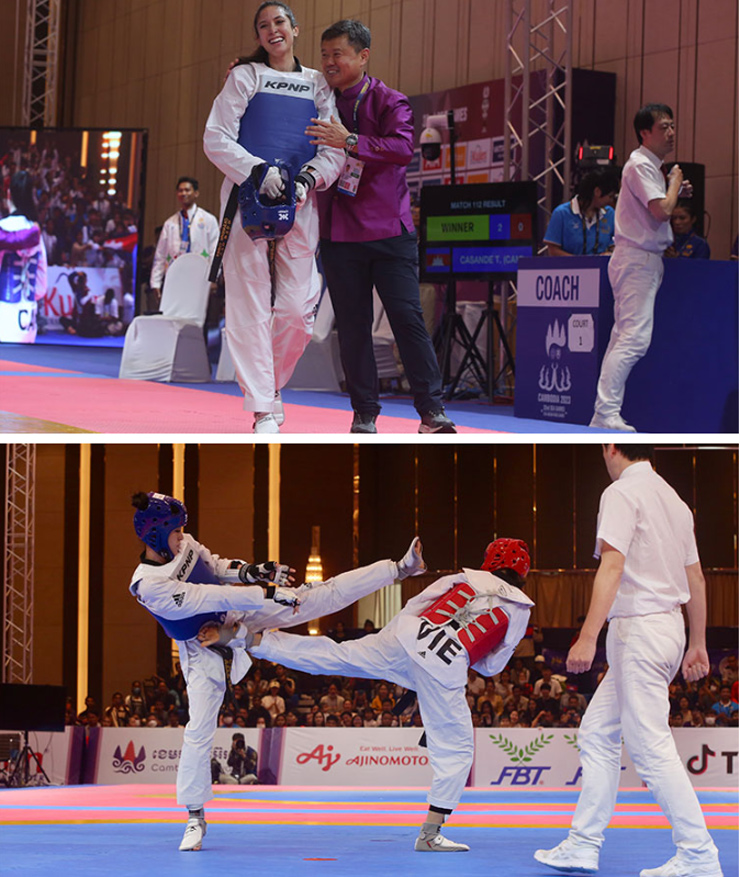 Cô vượt qua võ sỹ Việt Nam để giành HCV taekwondo hạng 67kg nữ