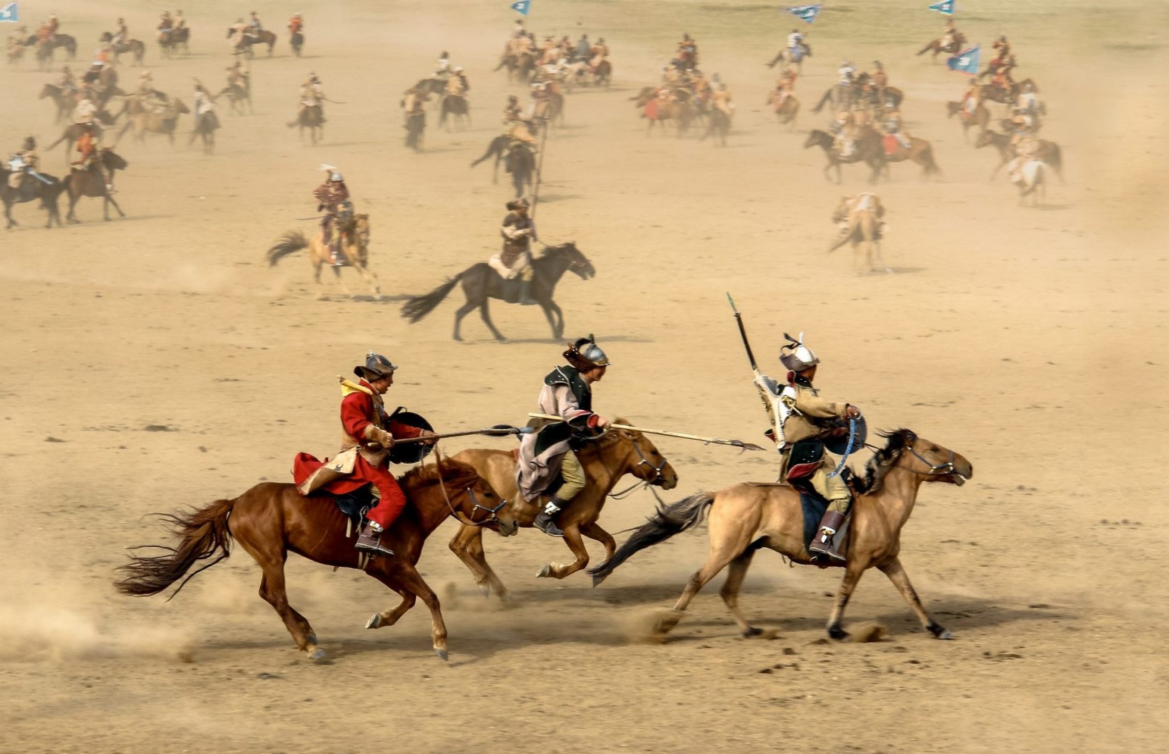 Quân Mông Cổ thời kỳ cai trị của Thành Cát Tư Hãn gần như chưa bao giờ thất bại. Ảnh minh họa.