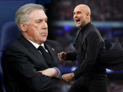 Bóng đá - Man City &quot;xử đẹp&quot; Real ở Cúp C1: Pep mơ về &quot;cú ăn 3&quot;, Ancelotti đau vì thua đậm