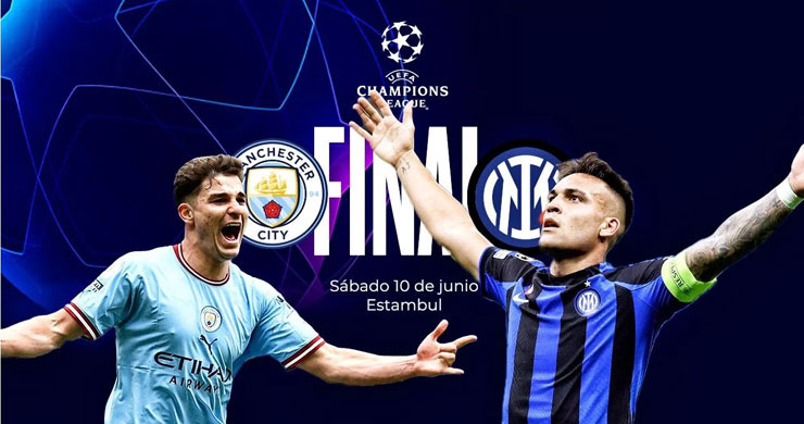 Man City đối đầu Inter Milan ở trận chung kết Champions League năm nay