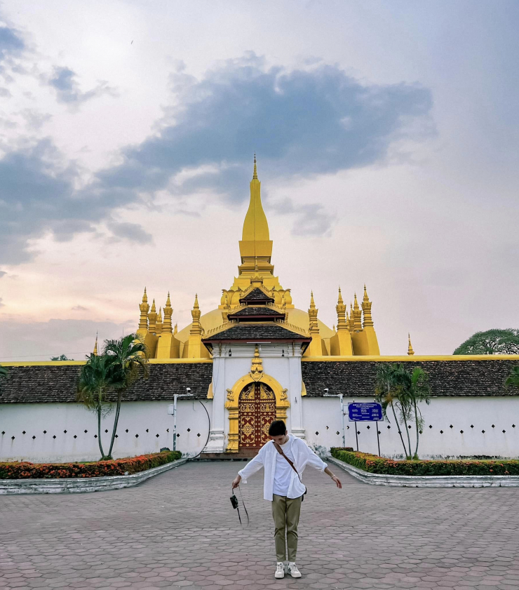 Ngôi chùa tháp Thạt Luổng - Viêng Chăn, Lào