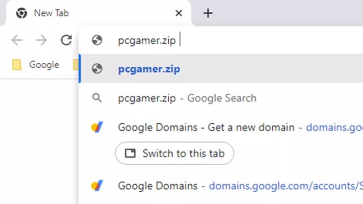 Google đang cung cấp tên miền mới có tên .zip.