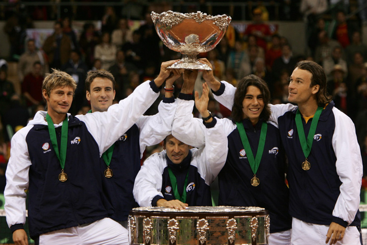 Với sự đóng góp của Nadal, ĐT Tây Ban Nha vô địch Davis Cup 2004