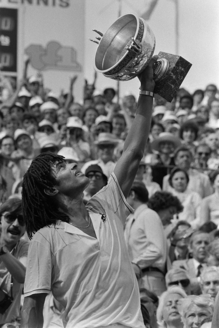 Yannick Noah là tay vợt Pháp gần nhất vô địch Roland Garros