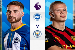 Tường thuật bóng đá Brighton - Man City: Siêu phẩm của Enciso (Ngoại hạng Anh)