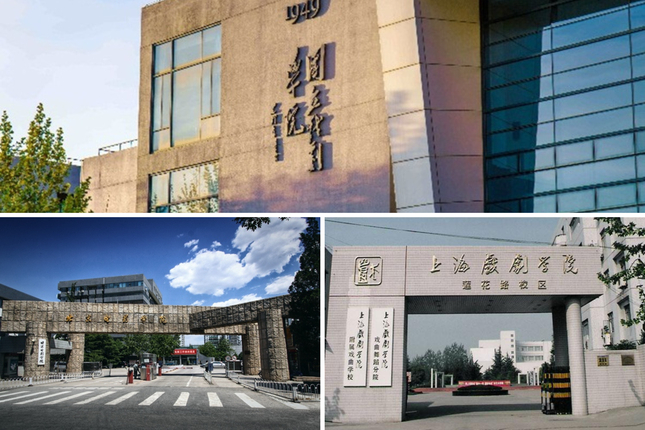 Ba học viện nghệ thuật danh giá nhất Đại Lục và cả châu Á. Ảnh: Internet