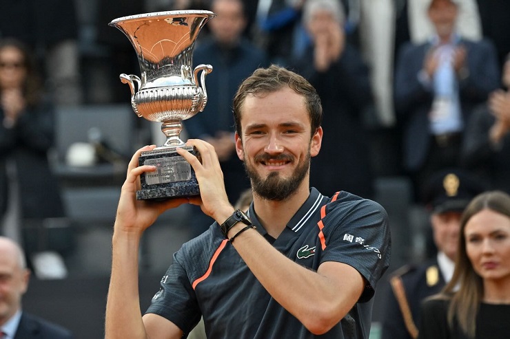 Medvedev vừa vô địch Rome Open