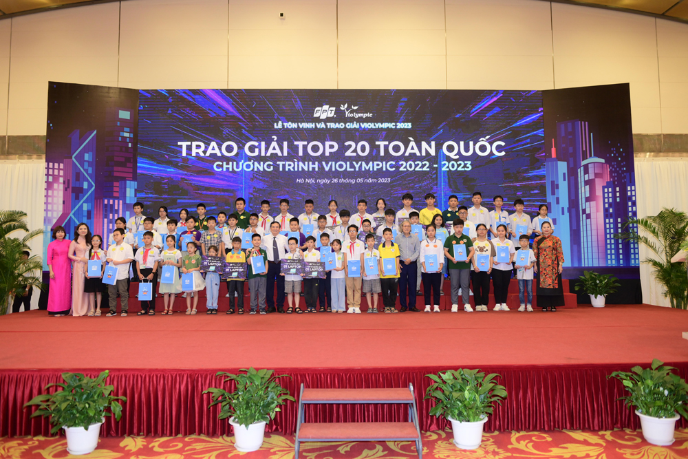 Lễ trao giải Violympic năm học 2022-2023 diễn ra sáng ngày 26/05 tại Hà Nội