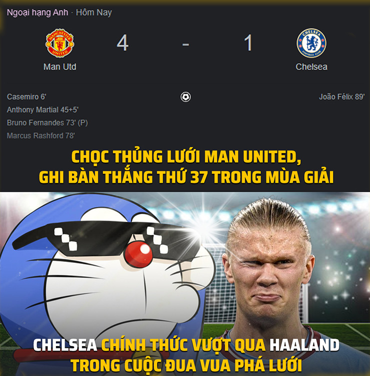 Cuối cùng Chelsea cũng vượt qua được Haaland.