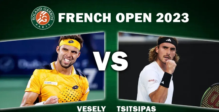 Vesely không phải đối thủ xứng tầm với Tsitsipas