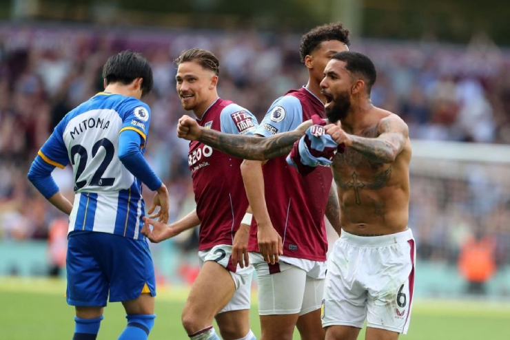 Aston Villa củng cố vị trí thứ 7 nhờ trận thắng Brighton 1-0, qua đó đoạt vé dự Europa Conference League