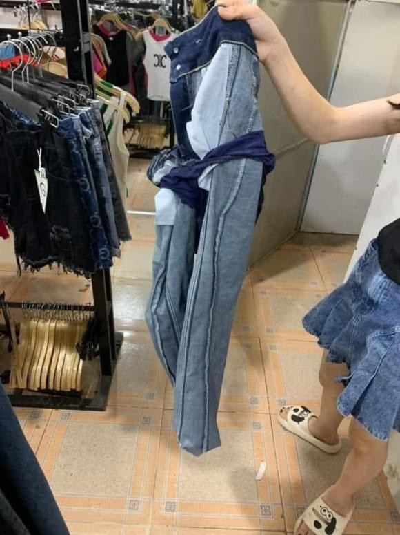 Nhân viên phát hiện 1 cô gái vào shop quần áo thử đồ nhưng quên quần nhỏ.