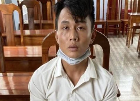 Nguyễn Thanh Nhân bị bắt sau khi gây án. Ảnh: Công an cung cấp