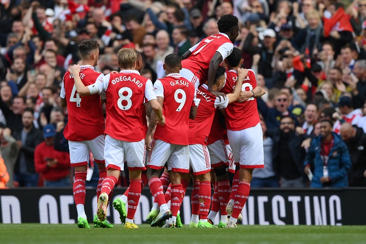 Arsenal liên tục dẫn đầu Ngoại hạng Anh 2022/23