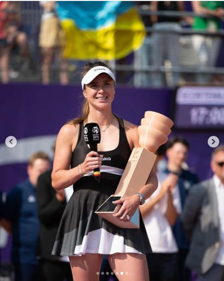 Elina Svitolina giành danh hiệu đầu tiên với tư cách là một bà mẹ&nbsp;