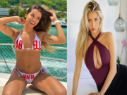 Thể thao - Mỹ nhân bóng chuyền diện bikini trên cát, người mẫu hockey &quot;thả rông”