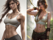 Công nghệ thông tin - Ngắm nữ nhân vật Lara Croft game Tomb Raider do AI vẽ “đốn tin” người hâm mộ