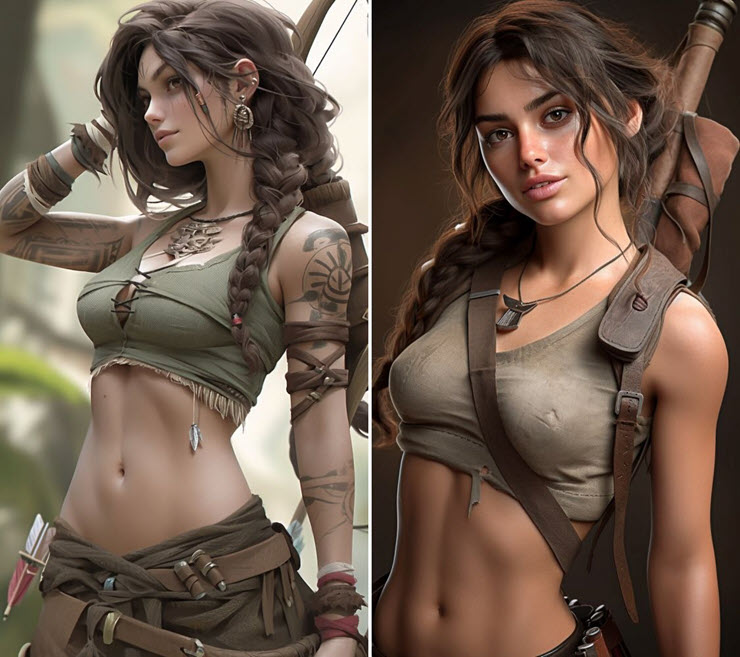 Ngắm nữ nhân vật Lara Croft game Tomb Raider do AI vẽ “đốn tin” người hâm mộ - 10