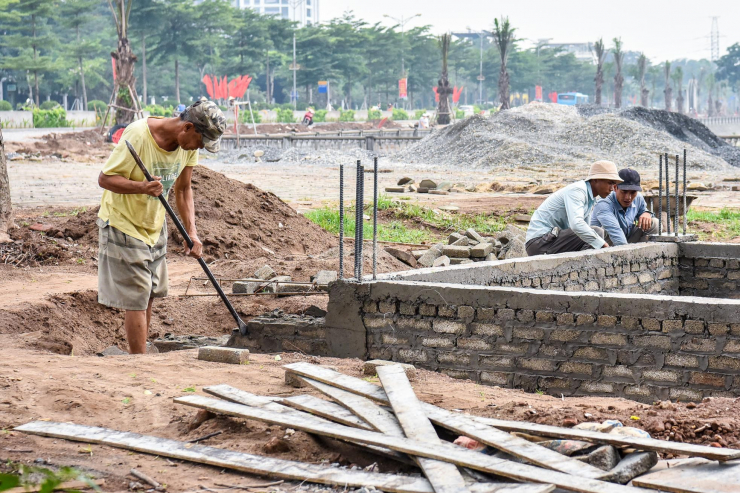 Công viên trăm tỷ ở Hà Nội đang 