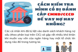 Cách kiểm tra mình có bị đánh cắp CMND/CCCD để vay nợ hay không?