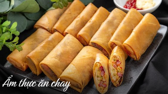 Bạn có thể sử dụng các nguyên liệu rau củ để làm nem rán như: nấm, đậu xanh, hạt sen,...