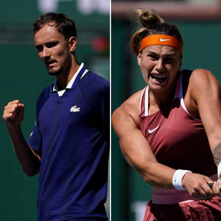 Daniil Medvedev và&nbsp;Aryna Sabalenka có nguy cơ lỡ hẹn Wimbledon 2023 vì Chính phủ Anh chậm trễ cấp visa cho họ nhập cảnh