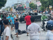 Tin tức trong ngày - Xe “điên” tông, hất văng hàng loạt ô tô, xe máy, hiện trường ngổn ngang