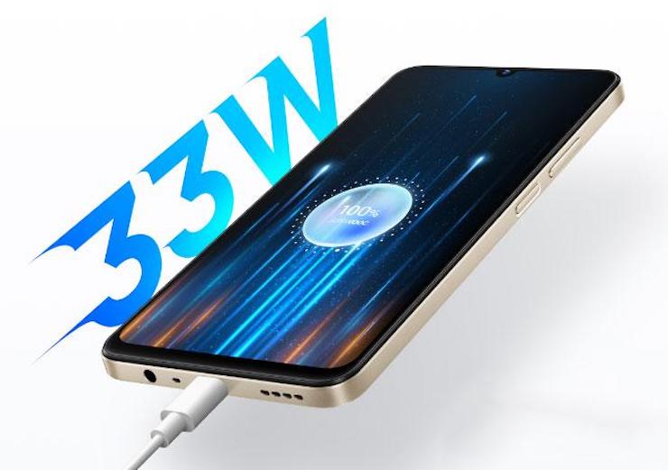 Công nghệ Super VOOC 33W giúp rút ngắn thời gian sạc của realme C53 đáng kể.