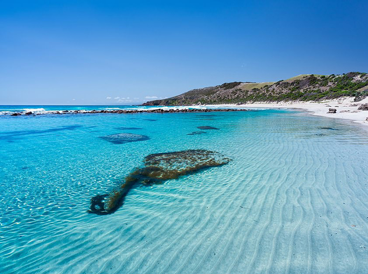 Bãi biển Stokes Bay được ví như một “viên ngọc quý”, là&nbsp; địa điểm lý tưởng để lội nước và lặn.
