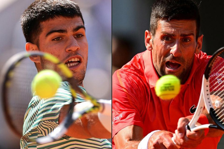 Carlos Alcaraz đã chơi rất hay trước khi bị chuột rút và thua Novak Djokovic sau 4 set