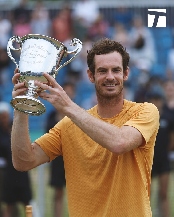 Andy Murray vô địch giải đấu sân cỏ Surbiton Trophy