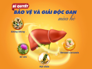 Sức khỏe đời sống - Bí quyết bảo vệ và giải độc gan mùa hè