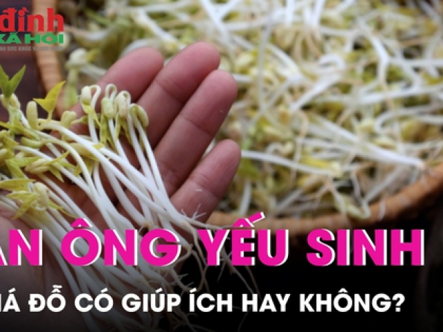 Đàn ông yếu sinh lý ăn giá đỗ có giúp ích hay không?