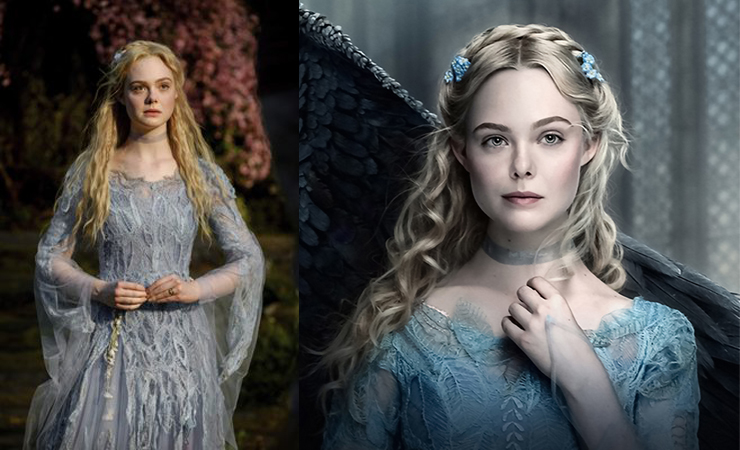 Elle Fanning cũng có một vai diễn nàng công chúa ngủ trong rừng khi tham gia vào phim điện ảnh Maleficent.
