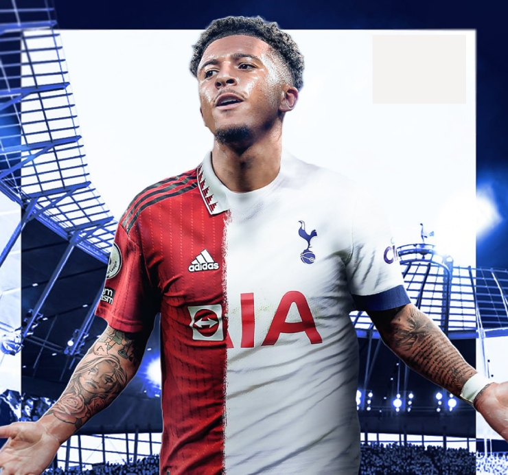 Sancho đang được Tottenham quan tâm