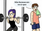 Cười 24H - Nữ Batman trong phòng gym khiến ai cũng ngoái nhìn