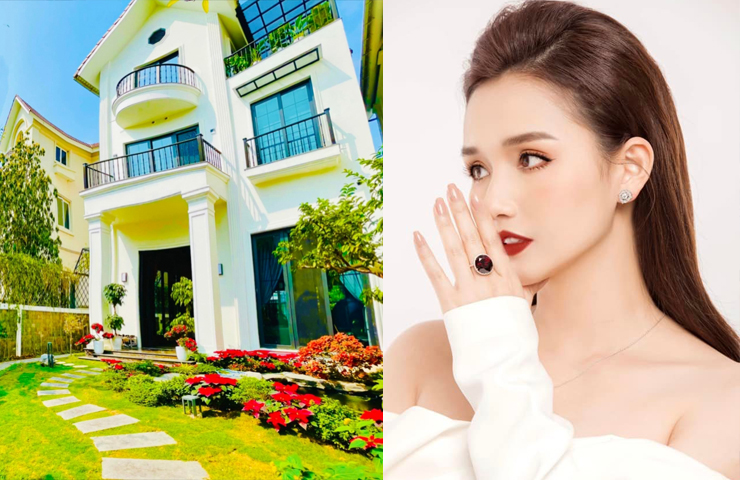 Lã Thanh Huyền và chồng con sống trong một căn biệt thự xa hoa trị giá khoảng 60 tỷ, nằm trong một khu nhà giàu ở Hà Nội.
