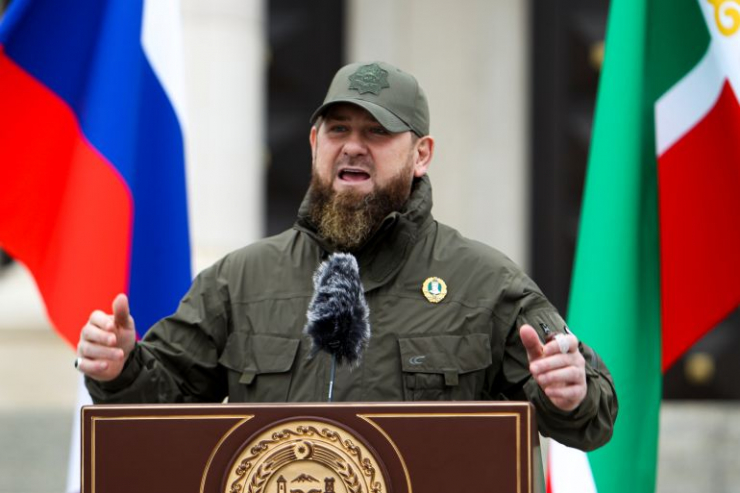 Lãnh đạo Chechnya Ramzan Kadyrov. Ảnh: AP