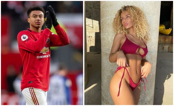 Cô từng là tình cũ của cầu thủ Jesse Lingard.&nbsp;
