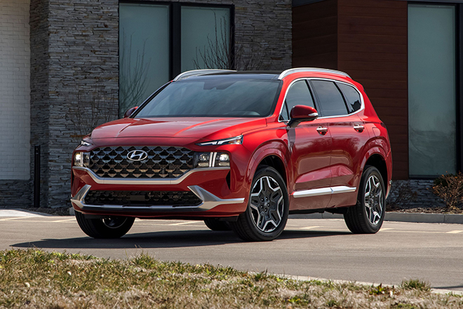 Giá xe Hyundai Santa Fe niêm yết và lăn bánh tháng 6/2023 - 1